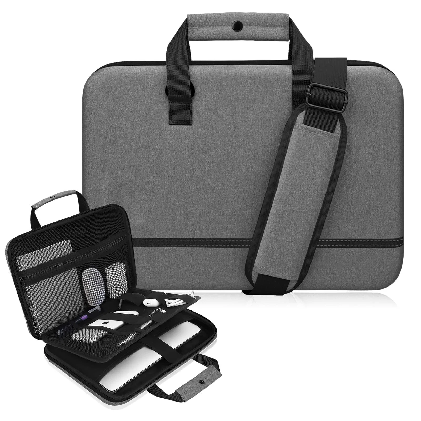 Großhandel Custom Leder mit hochwertigen Taschen Wasserdicht einfaches Notebook Tablet Computer Schutzhülle Laptop Tasche