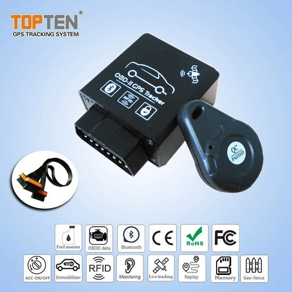 Vehículo Tracker 2.4G Obdll Soporte RFID de larga distancia alarma de coche Tk228-Wy