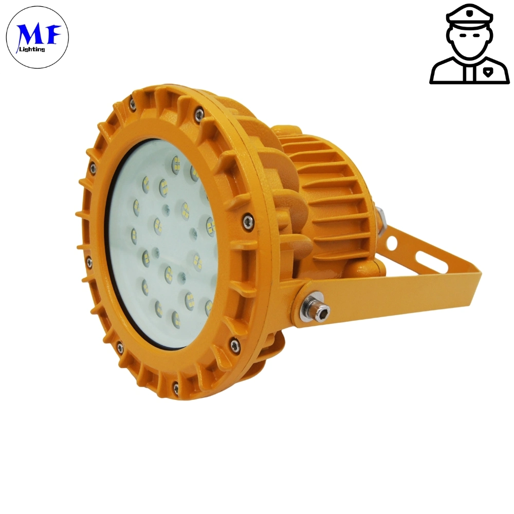 Factory Price Atex Certified IP66 Ik10 5years Warranty Zone 1 Zone 2 LNG Gas Station Oil Industry Chemical Plant 80W Explosion Proof Light