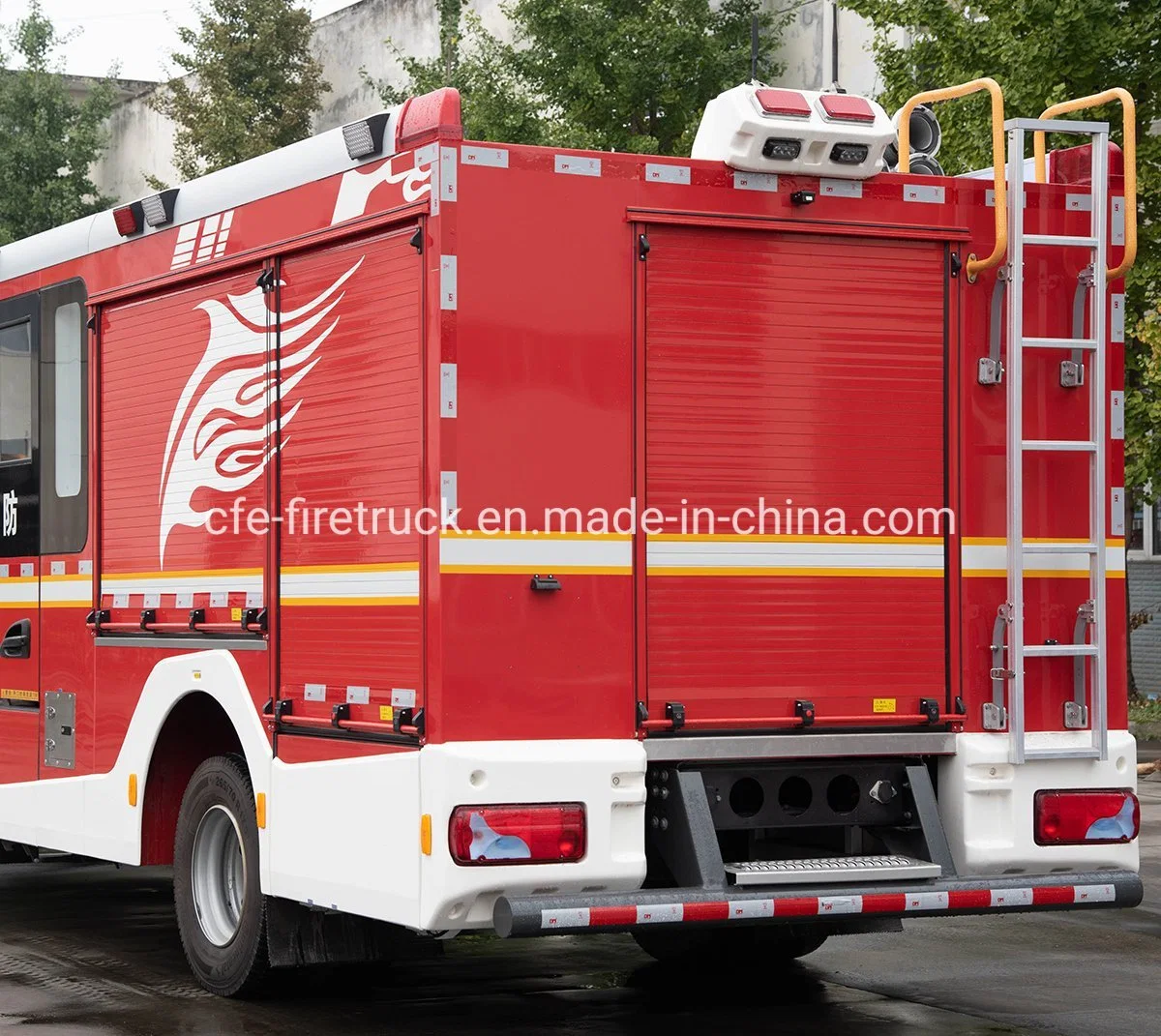 Rodillo de aluminio de la puerta del obturador para camiones de bomberos y vehículos