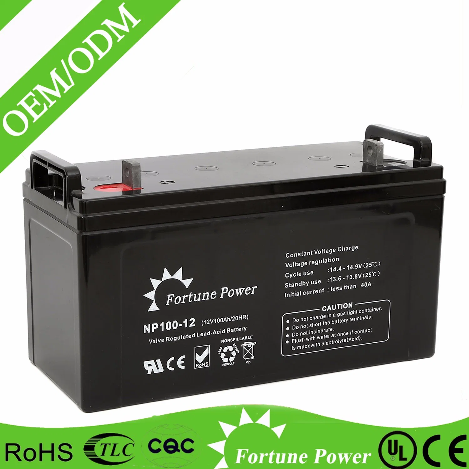 Promotion! Optima Deep Cycle AGM Solar Battery 12V 100ah