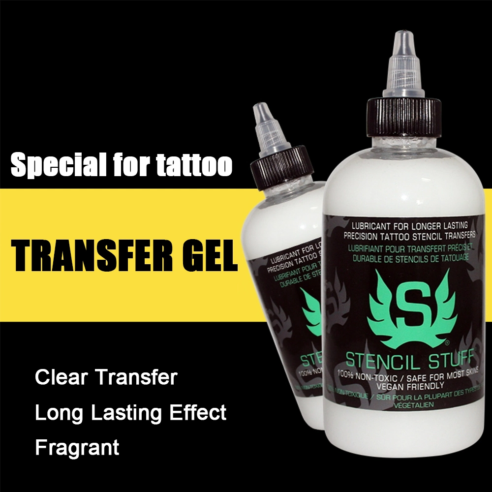 Precio bajo Mayoreo 4oz aplicación de estarcido 120ml Tatuo plantilla de transferencia Geles mágicos