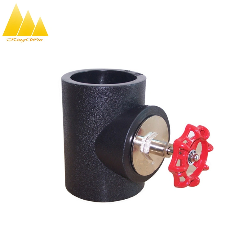 China Supplier HDPE Socket Welding PE Pipe Fittings Stop Valve for Water