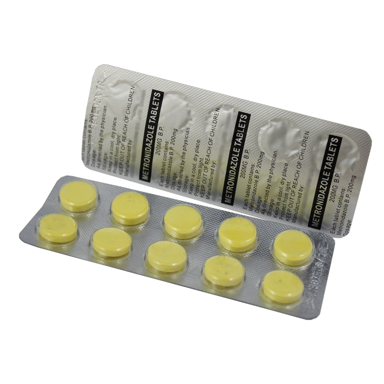 Tabletas de Metronidazol 250mg Bp Medicina Occidental