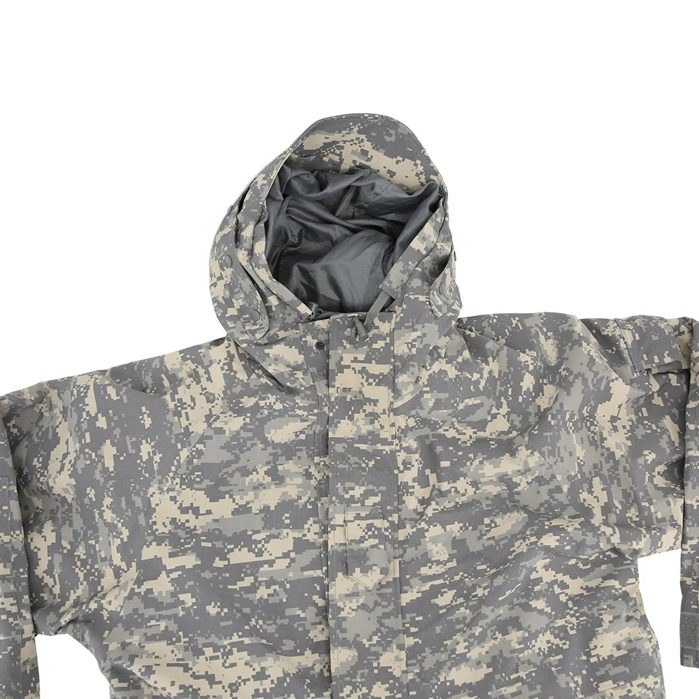 Caja de seguridad doble táctica personalizada impermeable transpirable cómodo Campo Militar Hoody chaqueta Softshell