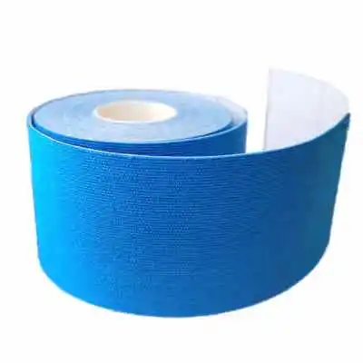 Kintape Cotton Plain Kineisology Tape Sports Tape Precut Kinesiology Tape Muscle Therapy Tape Body Tape Boob Tape Chest Lift Tape 5cmx5m CE ISO FDA