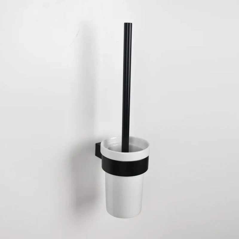 Fashion Toilet Cleaning Brush Holder Sets Wall Mount Stainless Steel Bathroom Accessories