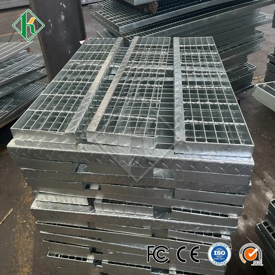 Kaiheng Steel Stair Ste Wholesale/Supplierr Galvanized Metal Stair Treads China T2 Type Stainless Steel Ladder Treads