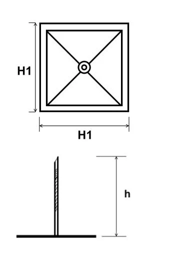 Aluminum Duct Hanger Perforated Self Stick Insulation Pin for HVAC