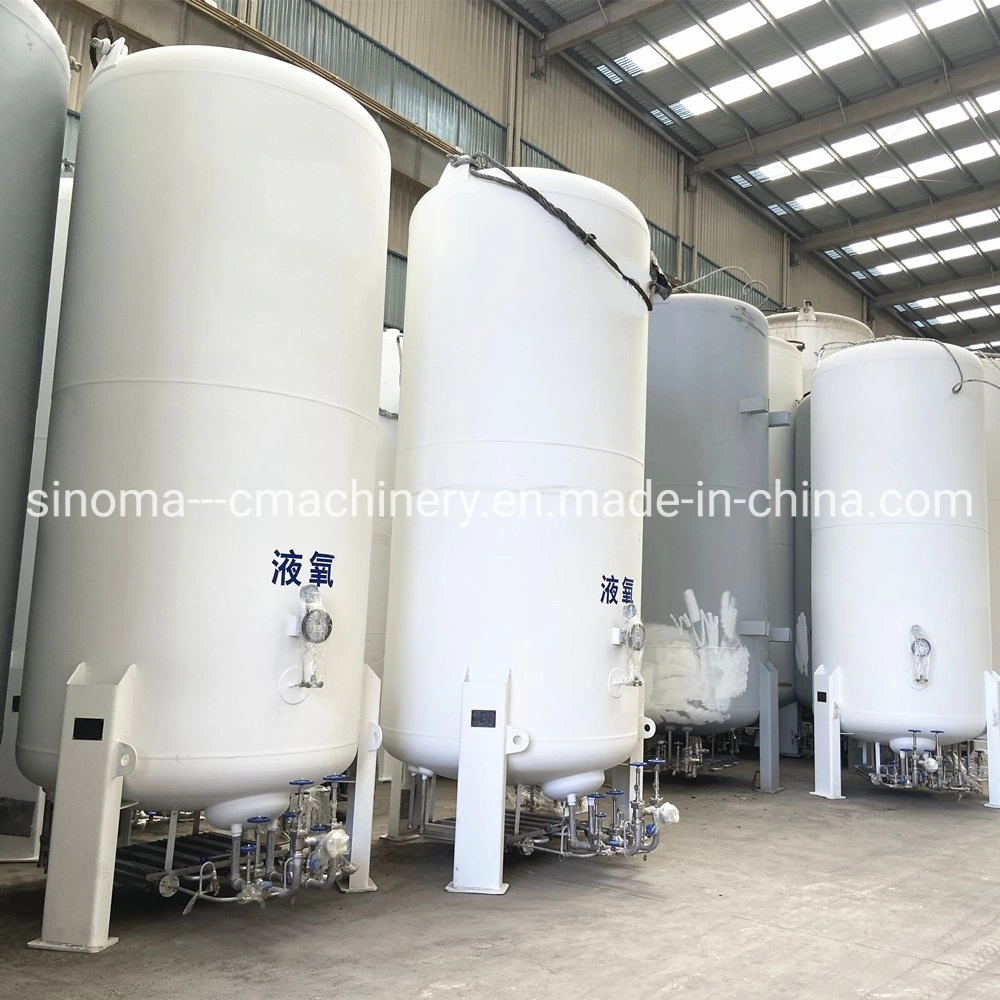 Cryogenic Liquid Oxygen Nitrogen Gas Cylinder Filing Pump Station Pressure Tank