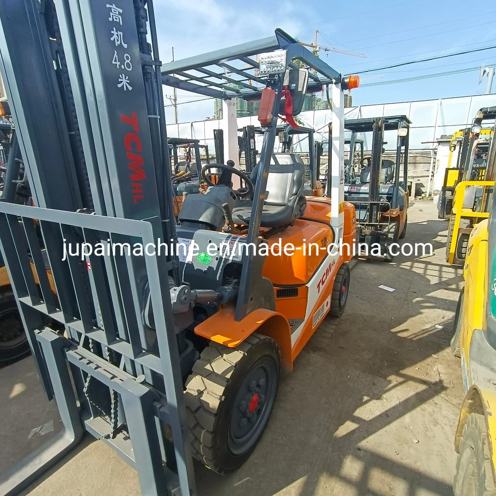 Used Tcm 3 Ton Hydraulic Diesel Forklift Truck Price Material Handling Equipment Forklift
