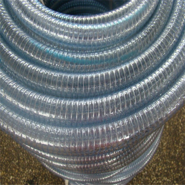 Kingdaflex Manufacture High Temperature PU Flexible Steel Wire Suction Hose