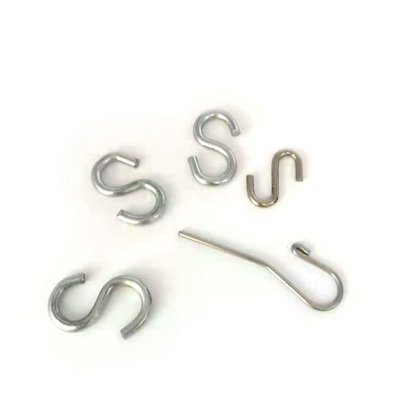 OEM Metal Flat Wire S Shape Hanger Spring Hook