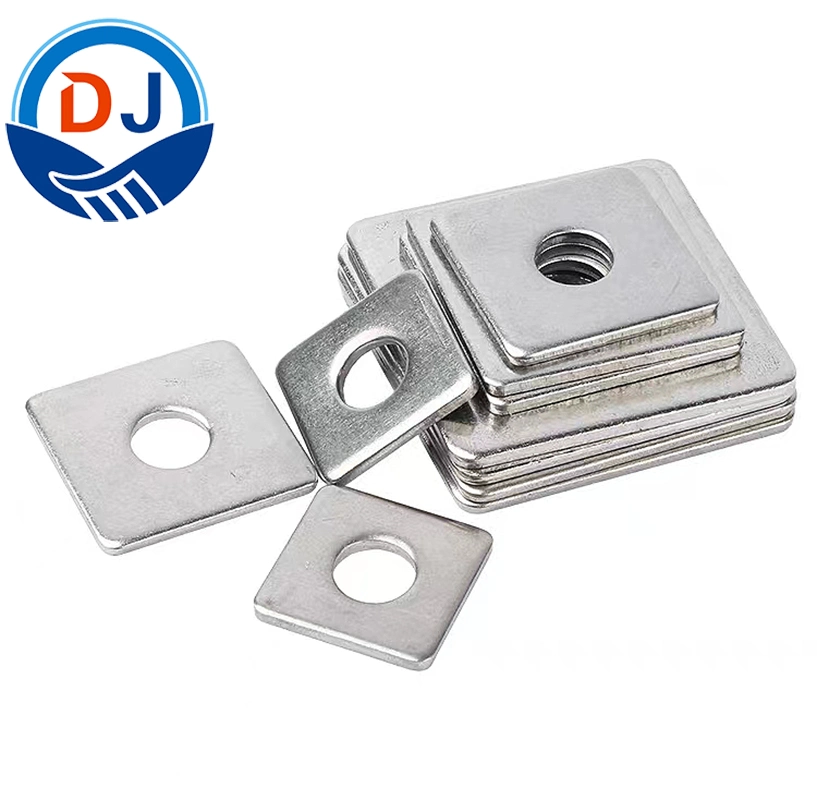 Stainless Steel Flat Washer Square Washer for Nut Screw Fastener