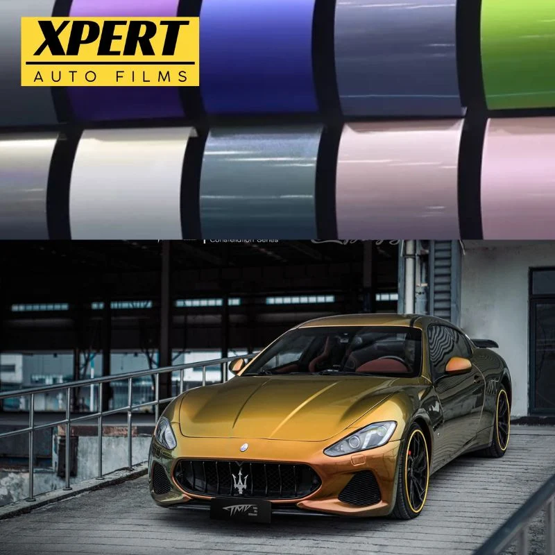 Xpert Matte Finish Auto-adhésif Hydrophobe Vinyle de Protection contre les Abrasions Changeant de Couleur Ppf Garantie de 5 à 10 ans.