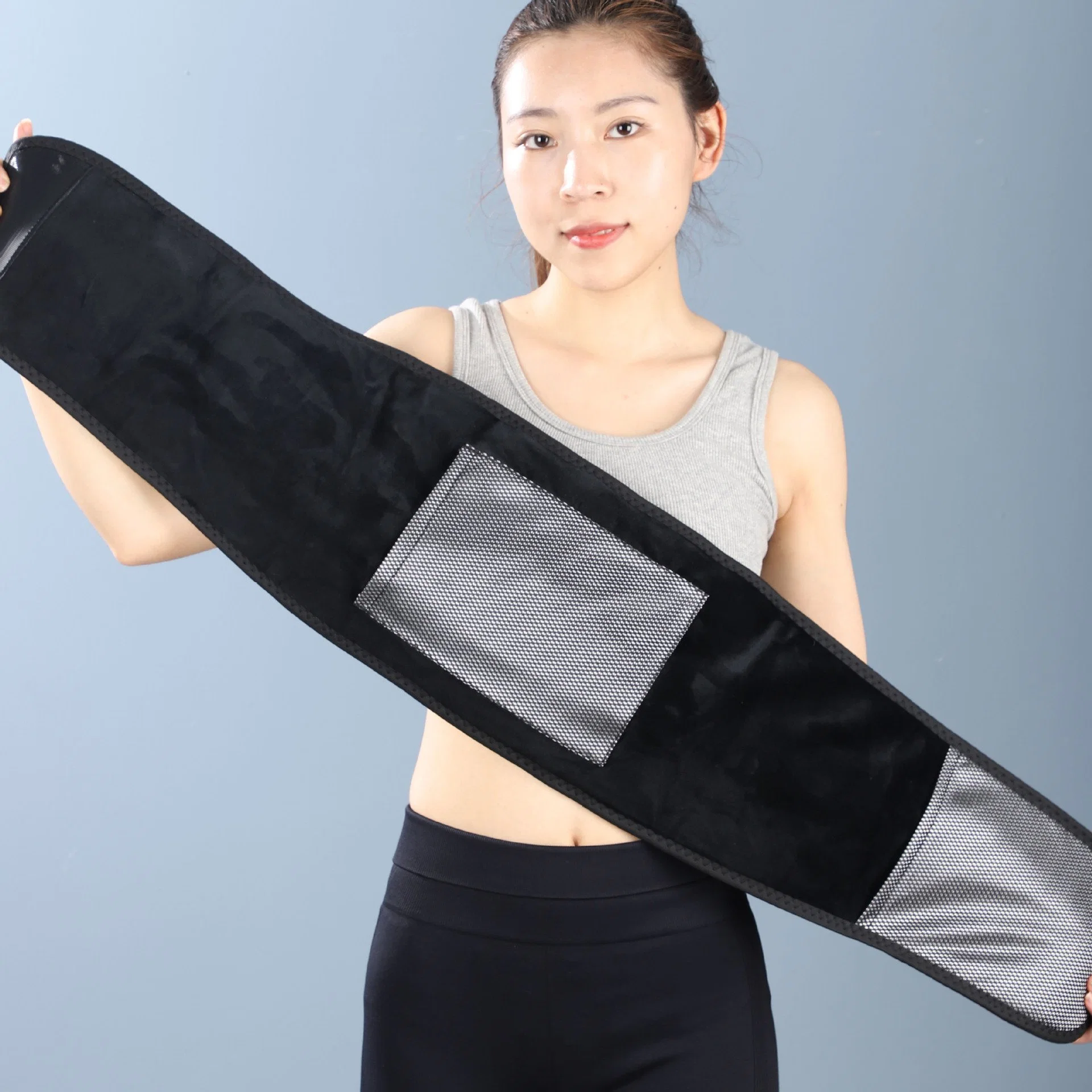 Wholesale/Supplier Medical Adjustable Heating Lumbar Brace Massager Electrotherapy Waist Support