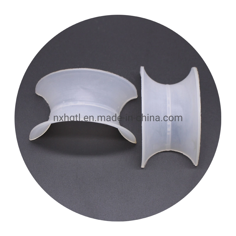 PP PE CPVC PVDF Rpp Regeneration Towers Plastic Intalox Saddle Ring