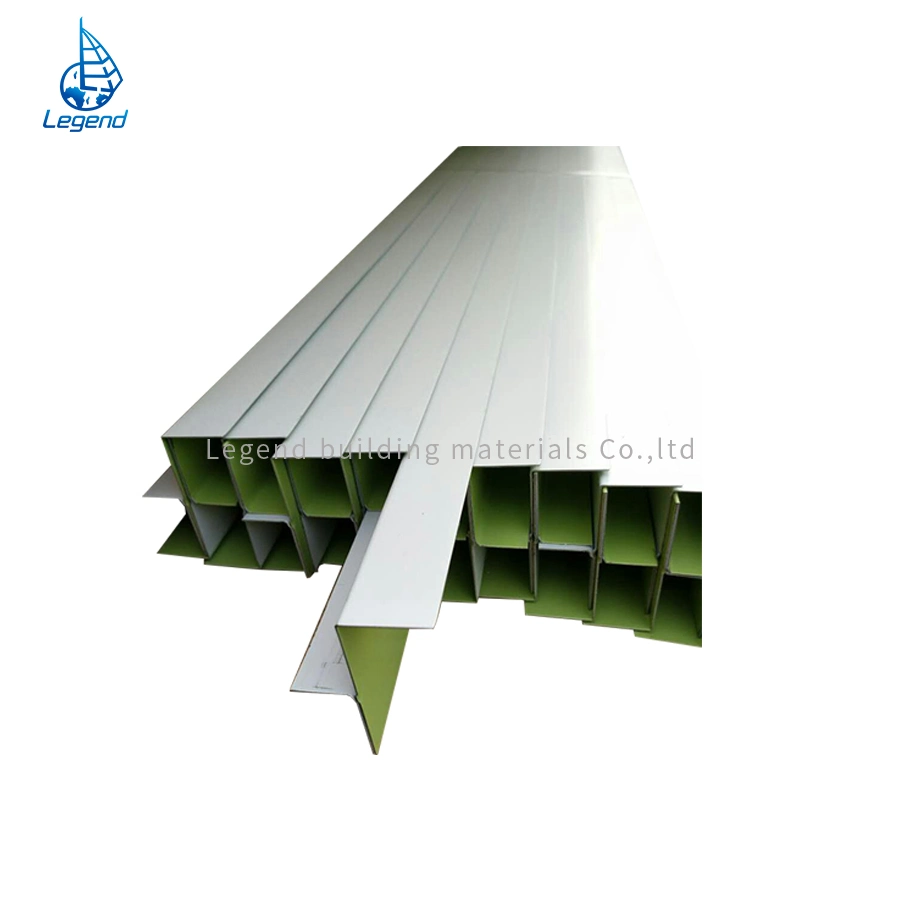 Suspended Shadow Line Tee Bar Ceiling Grid Components Building Material Light Keel Channel