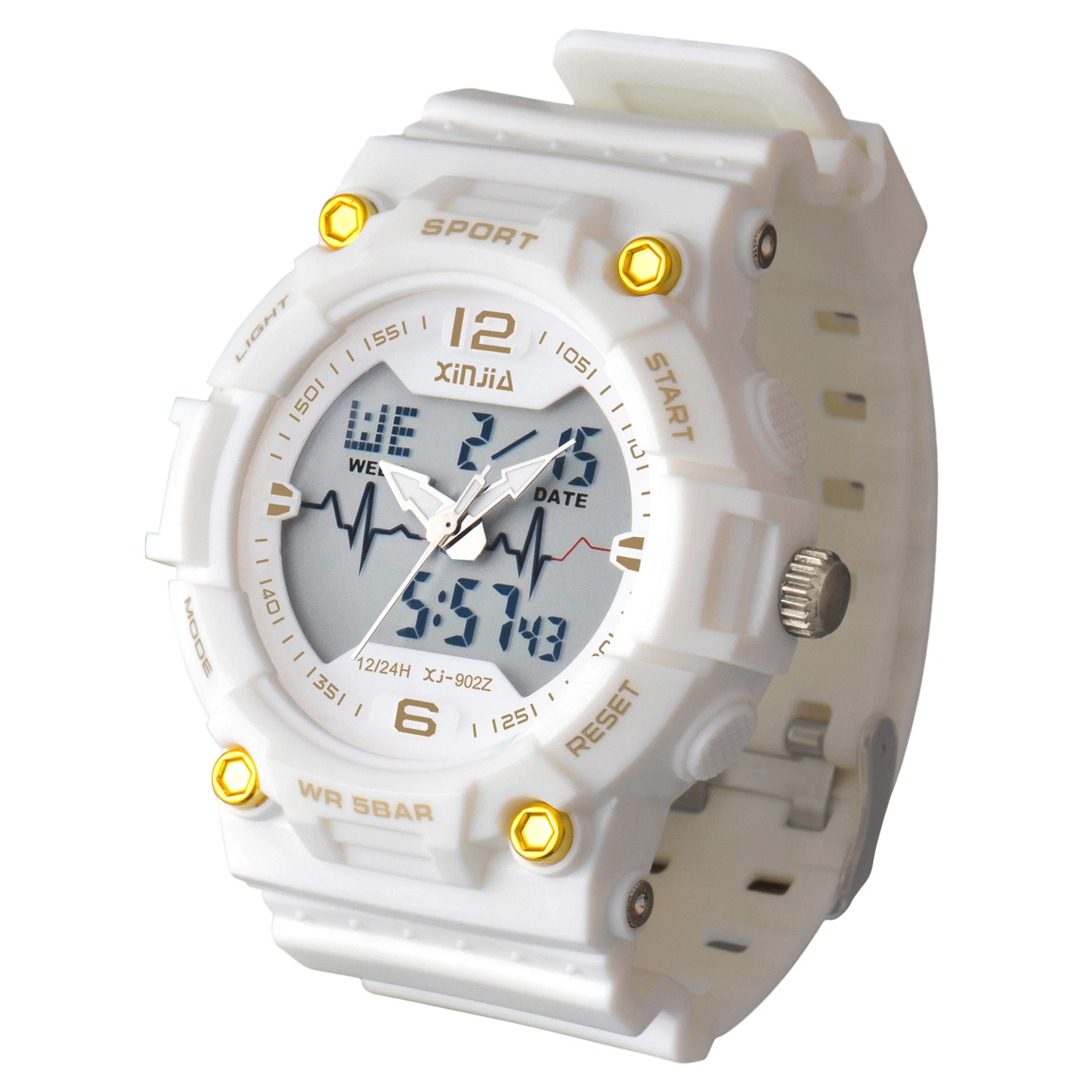 2022 New Model Plastic Digit Analogue Watch for Men