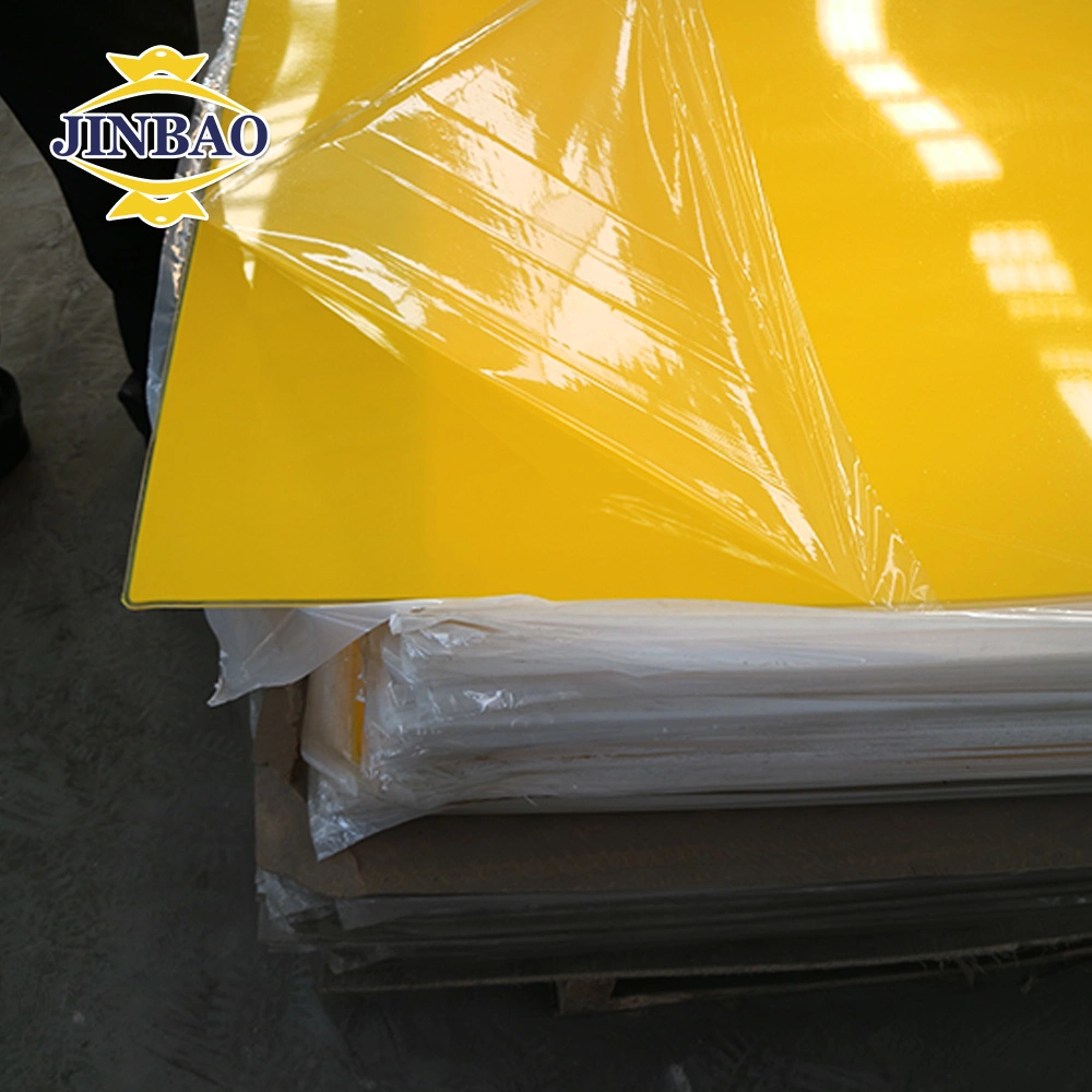 Feuille acrylique plastique haute qualité résistant à la chaleur de Jinbao utilisation dans Extérieur usine haute qualité anti-rayures PMMA plaques acryliques pour Mobilier