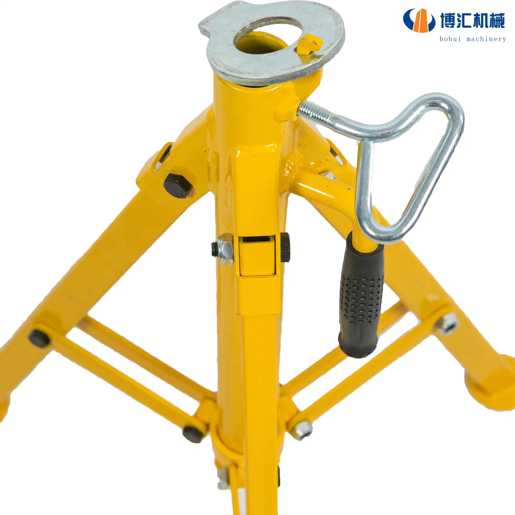 Color Customized Tube Support Pipe Stand with Roller Head