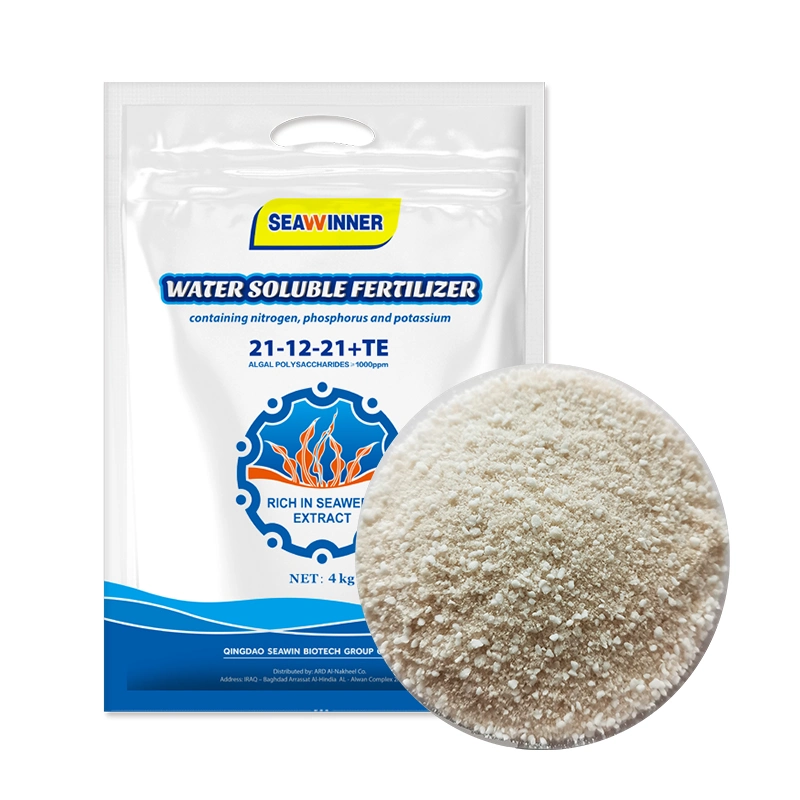 NPK+Te Powder Seaweed Water Soluble Fertilizer Compound Fertilizer