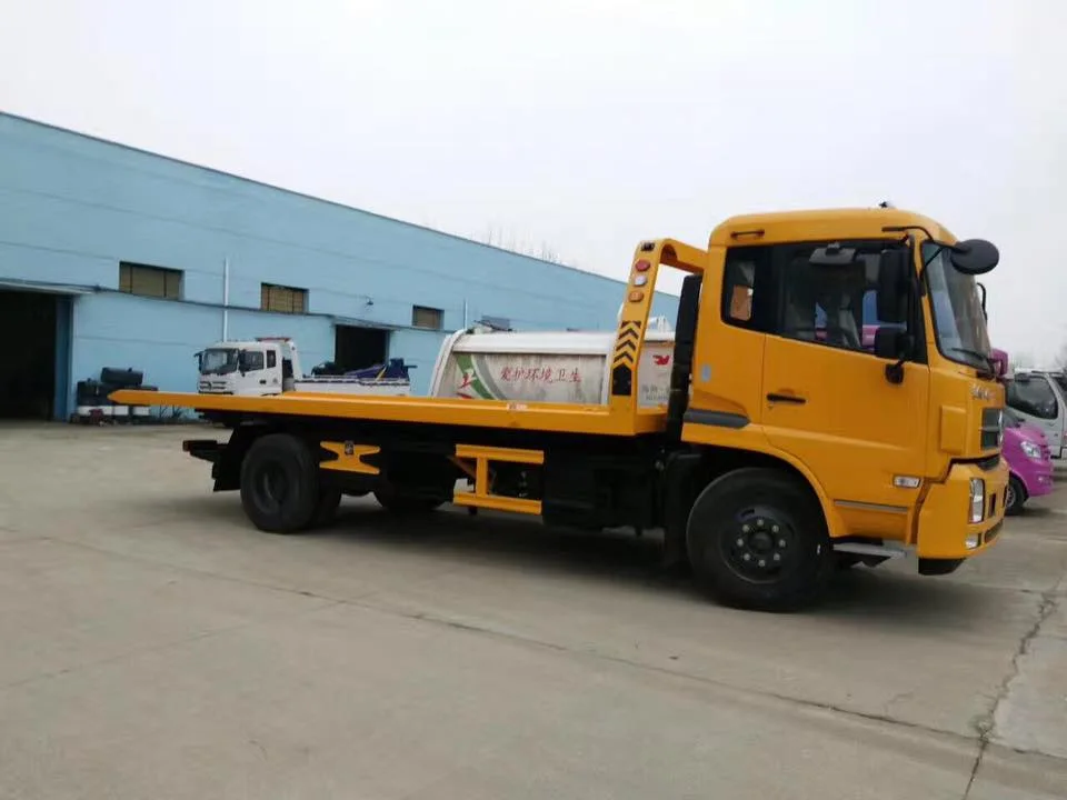 5ton to 8 Tons Winch Wrecker Towing Trucks Flatbed Tow Truck