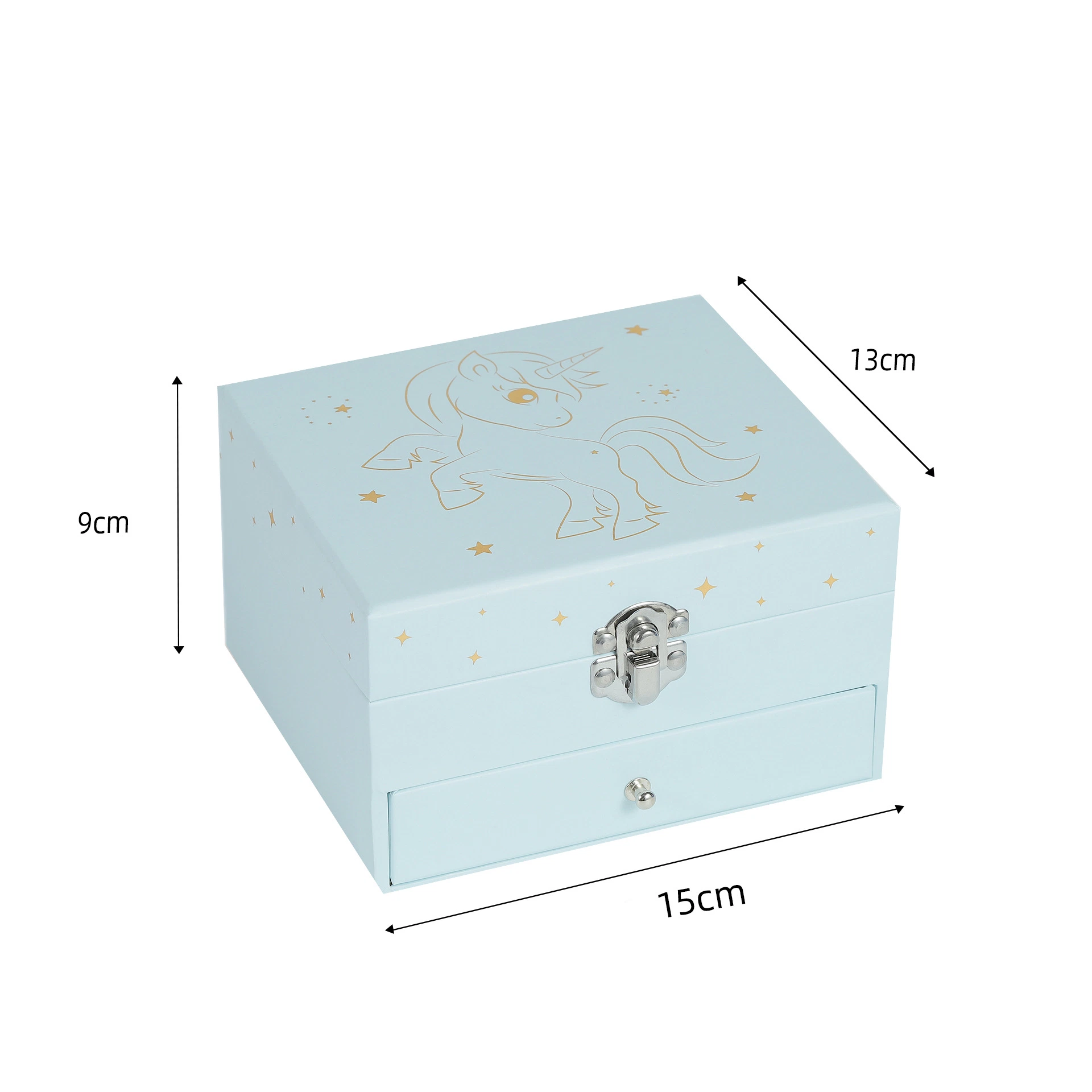 Double-Layer Jewelry Storage Box New Birthday Music Gift Box Children's Toy Box Ring Packing Box