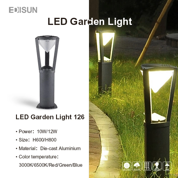 Garden Solar Lights for Pathway Decorative Square Lawn Spike Park Road Landscape