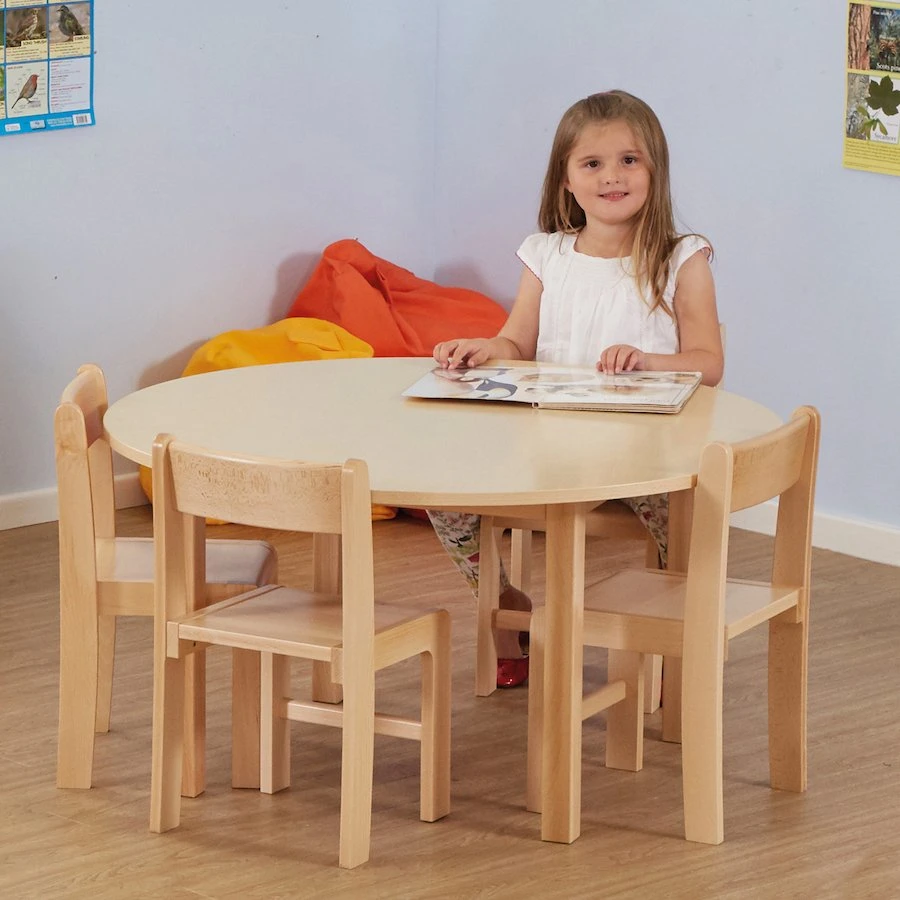 Kindergarten Kids Wooden Table and Chair Set Children Furniture