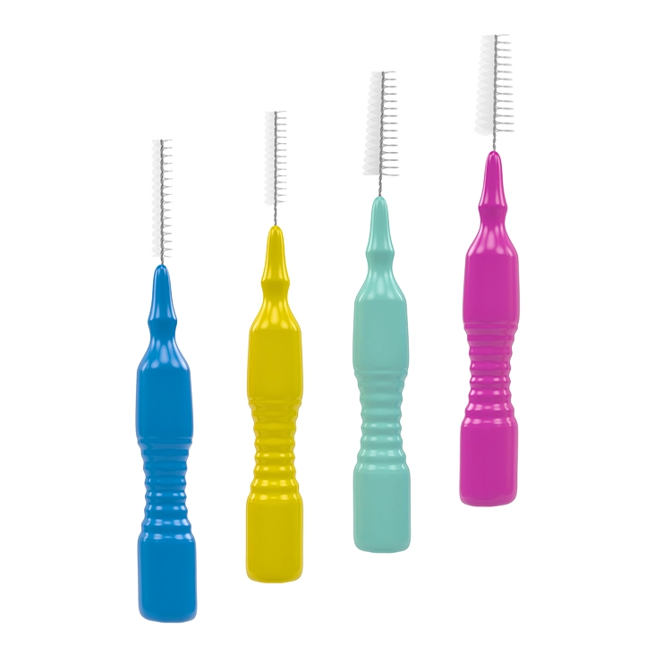 Un buen proveedor venta barata Color personalizado innovador cepillo interdental