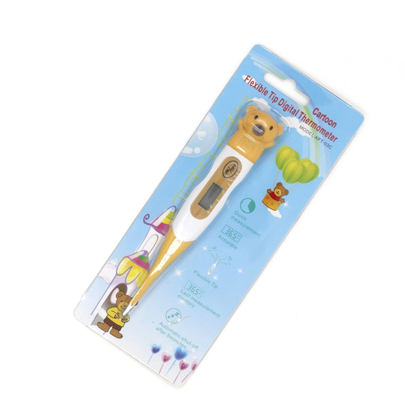 Manufacturer Wholesale/Supplier Family Home Health Care Base Baby Digital Thermometer Flexible Soft Animal Dog Cartoon Cute