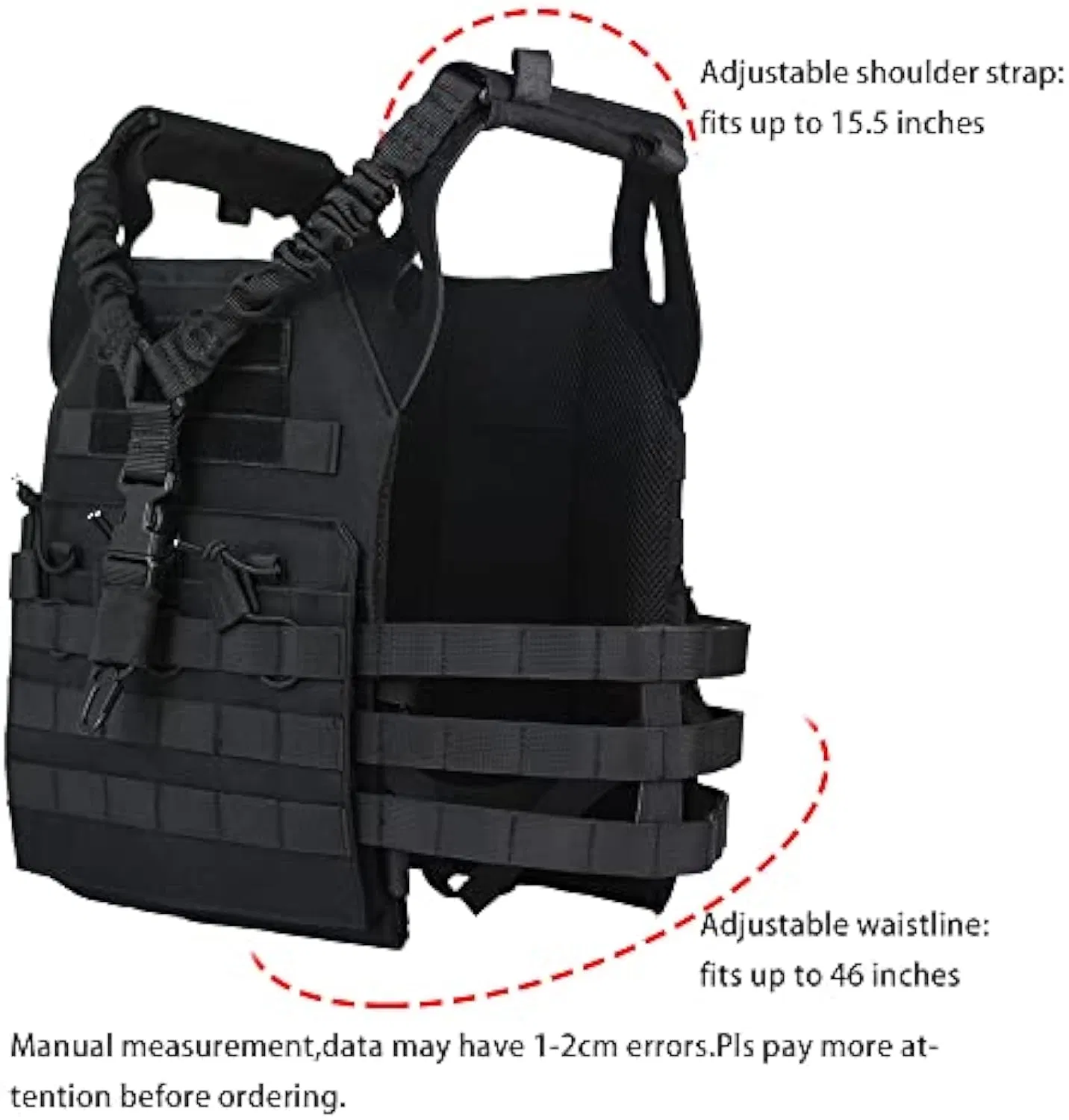 Outdoor Tactical Vest for Men Jpc Protective Modular Military Vest