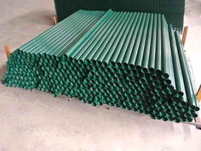 PVC Coated Round Fence Post for Fence