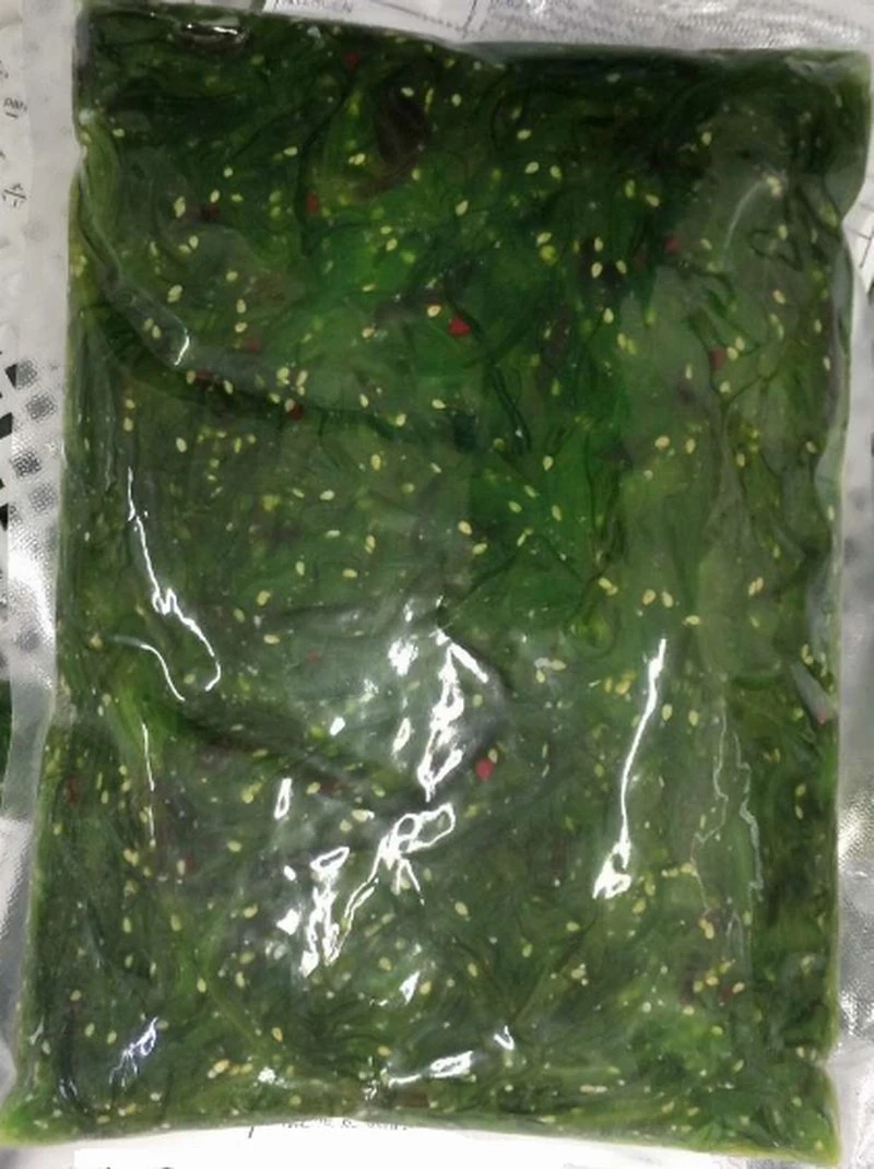 Salade d'algues assaisonnées congelées, Wakame