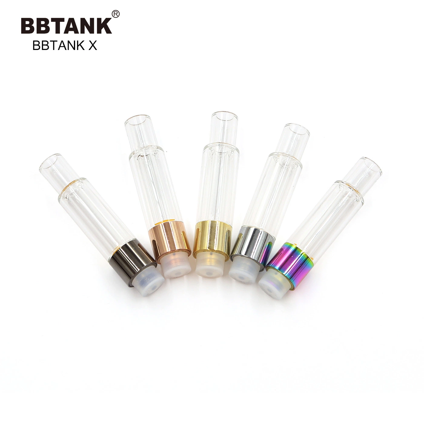 E-Cig Empty All Glass Tank with Ceramic Coil Empty Oil Cartridge