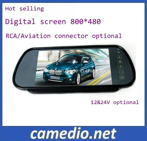 Ecran LCD TFT 7" voiture Vue arrière du miroir de rétroviseur miroir de sauvegarde d'affichage du moniteur