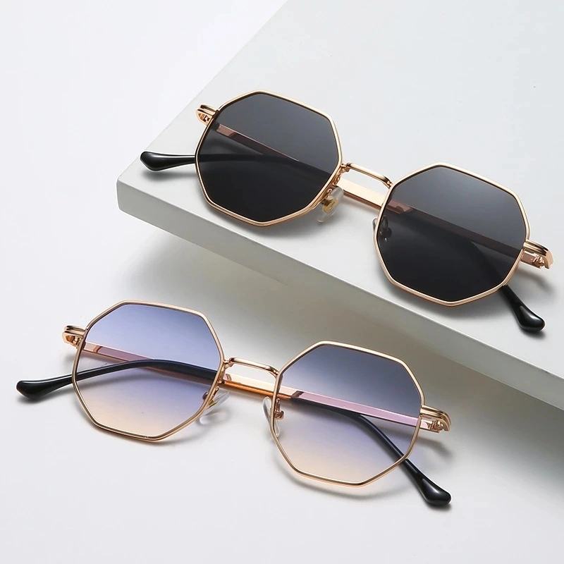 Luxury Women Oversize Sunglasses Rimless Eyewear Shades Glasses High quality/High cost performance  DC Big Frame Fashion Retro Sunglasses