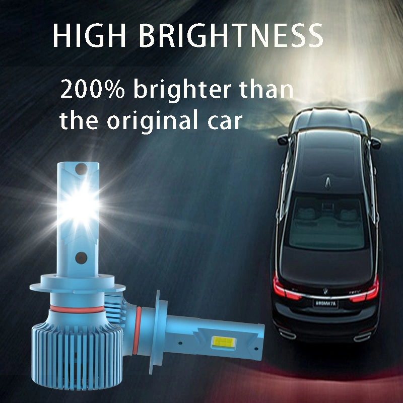 High Brightness 10000lm 6000K 6500K LED Car Headlight Easy to Install of Turbo Cooling Fan