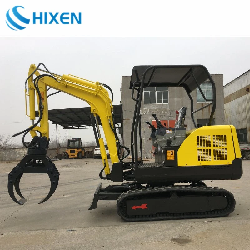 Tomb Graves Excavation Mini Excavator Equipped Crushing Hammer Vegetable Greenhouses Loose Earth Excavator