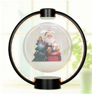 LED de levitação magnética presentes personalizados bolas de Natal Luz, Luz nocturna flutuante para decoração de Promoção de mesa do escritório