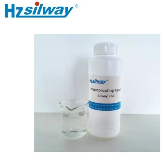 Chemical Product Silicone Waterproofing Agent Strong Insoluble Water-Resistant Treatment Silway 714 Masonry Surfaces Use