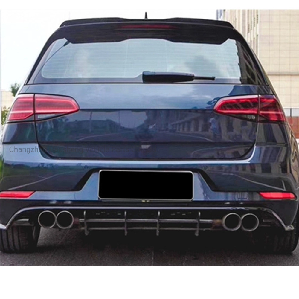 Auto Accessory for VW Golf 7.5r Blade Style Rear Diffuser