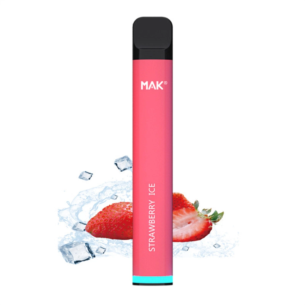 Commerce de gros prix d'usine Mak Lux 1500 Vape stylo jetable de bouffée de