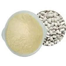 L'approvisionnement haricot blanc naturel extrait antivieillissement poudre Phaseolus vulgaris la poudre de protéine