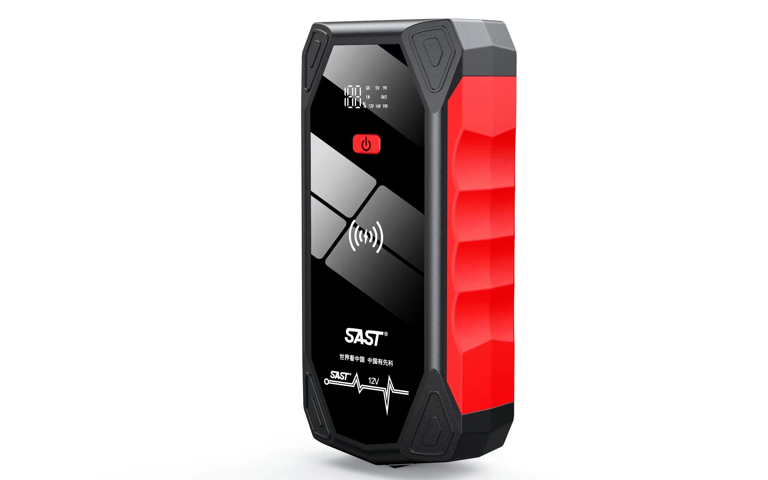 Meilleure vente Nouveau Style Portable voiture Jump Starter 10000mAh avec charge sans fil