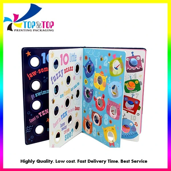 Factory Price Custom Children Board Game Book Printing with Soft Balls