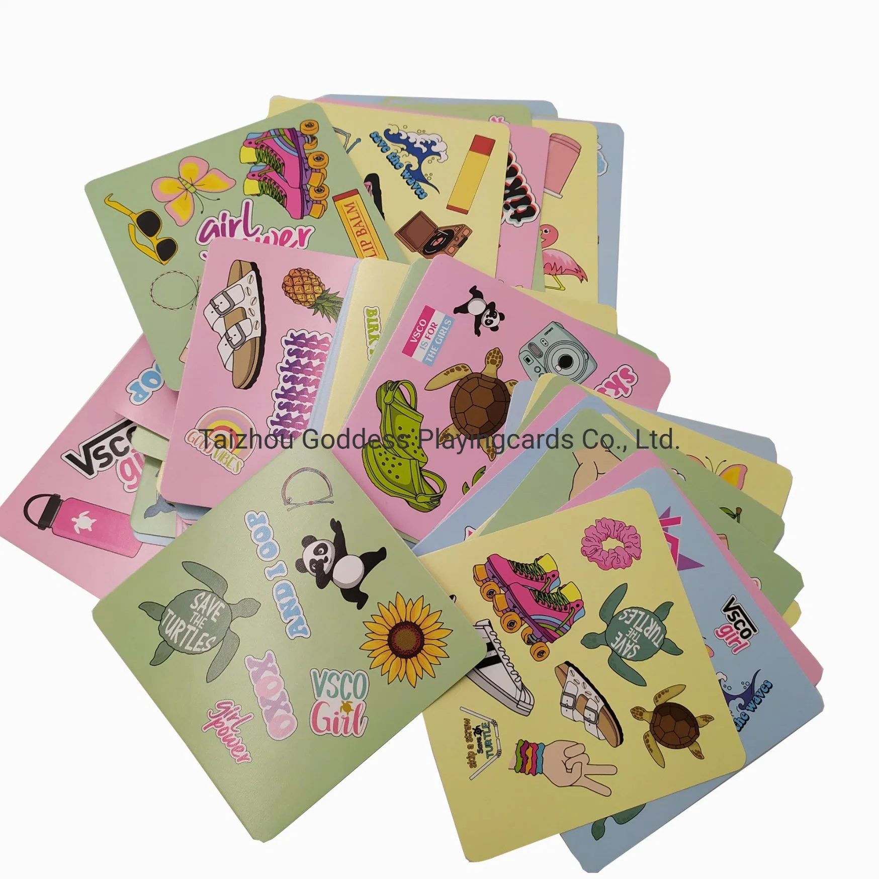 Les enfants jouant aux cartes Carte de l'emballage personnalisé jeu Enfants avec boîte de carte mémoire Flash
