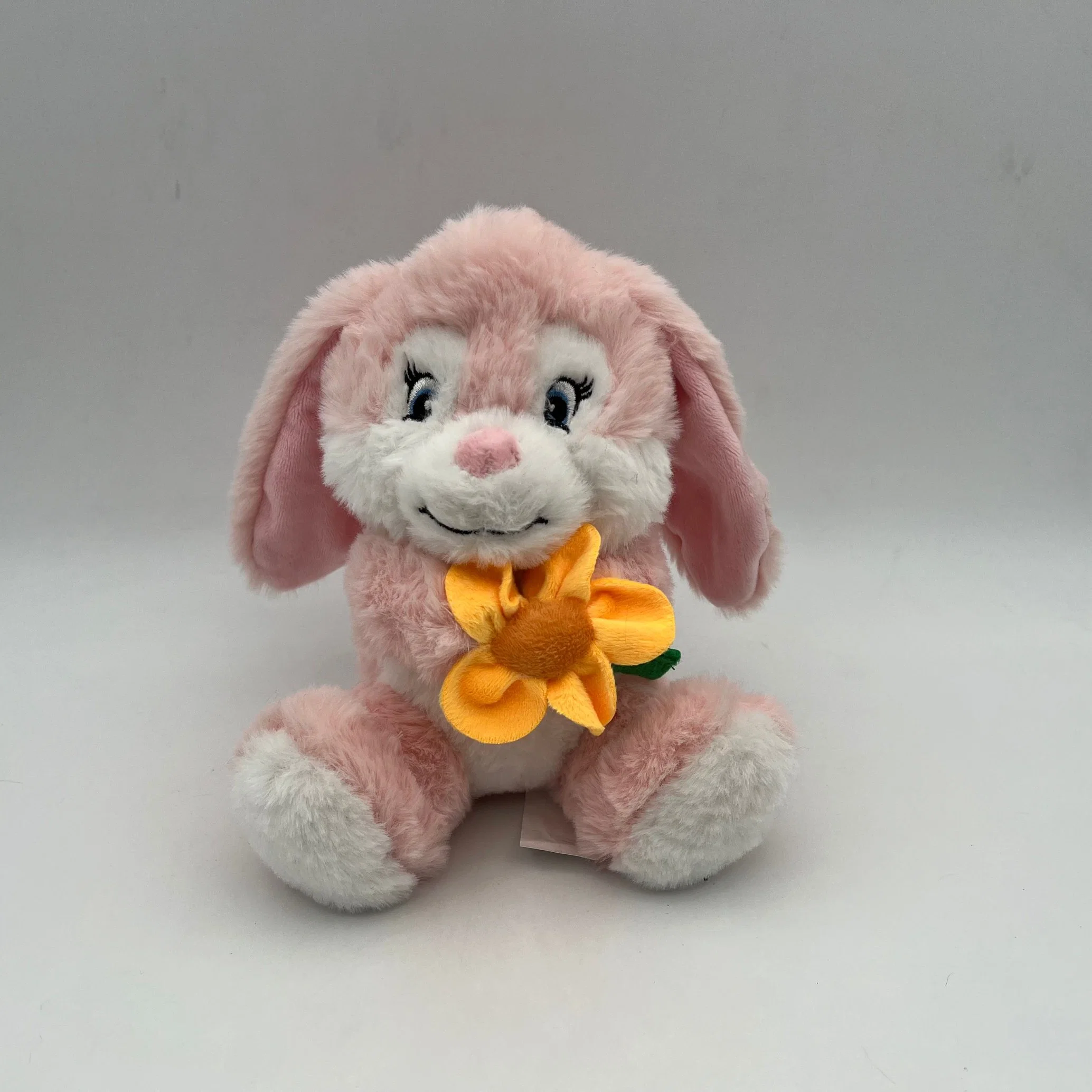 Ready to Ship Custom Plush Manufacturer Conejo Peluche Al Por Mayor Long Ear Plush Rabbit Stuffed Toy