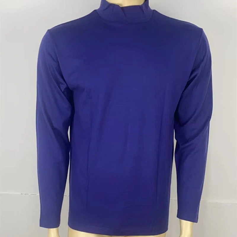 Men's Sweater Winter Solid Color Business Casual Slim Round Neck Knitting